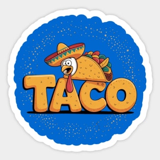 Taco-trump Sticker